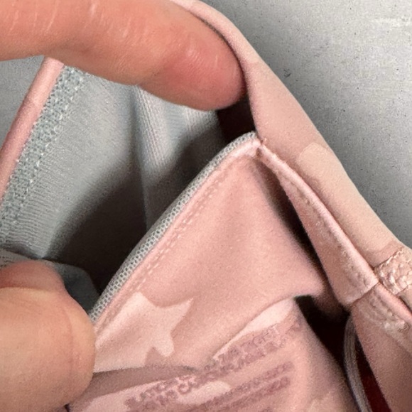 Athleta Elation Camo‎ Pink Leggings Size XXS 7/8 Length Yoga Run Fitness Pants - Picture 8 of 15